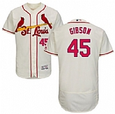 St.Louis Cardinals #45 Bob Gibson Cream 2016 Flexbase Collection Stitched Baseball Jersey DingZhi,baseball caps,new era cap wholesale,wholesale hats